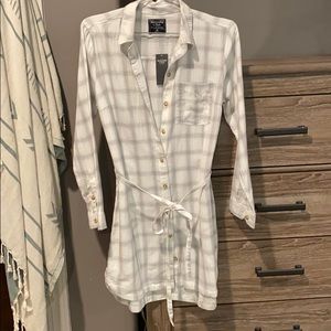 NWT Abercrombie & Fitch Plaid Dress